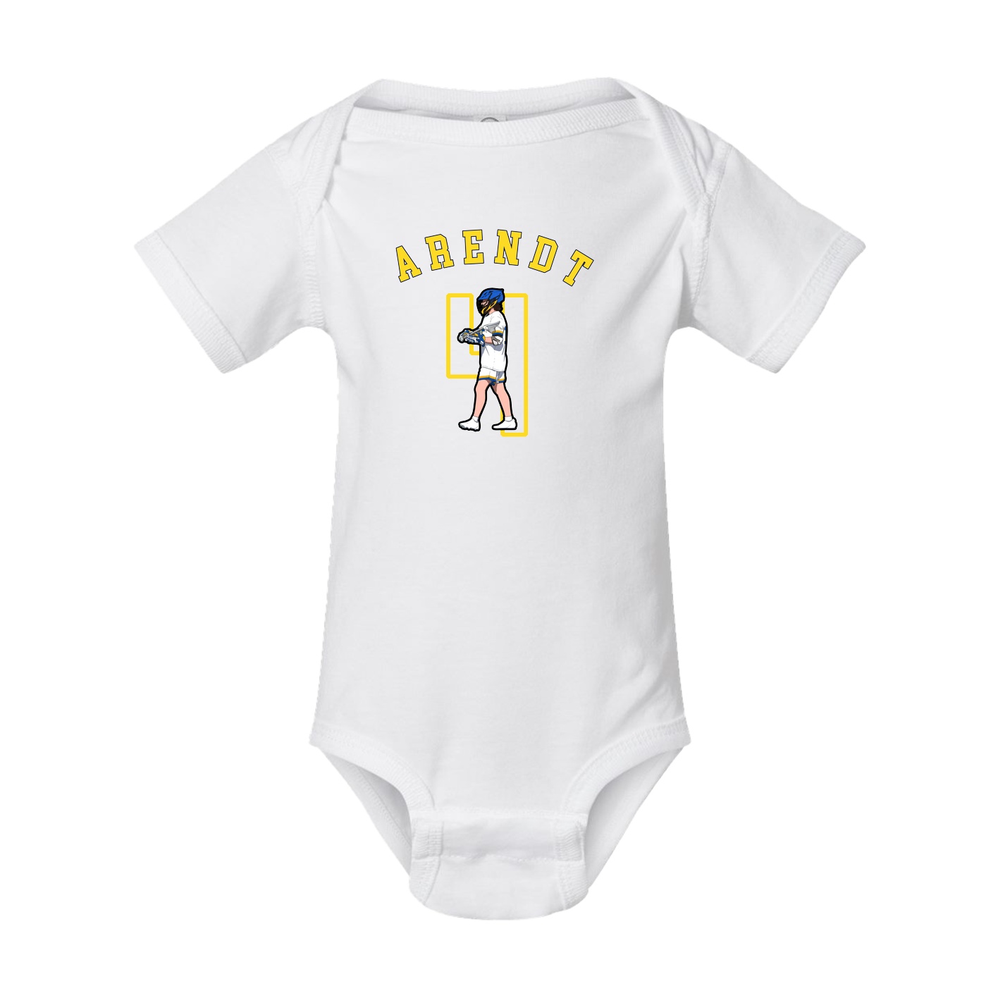 Baby Onesie — Shirsey Arch in White