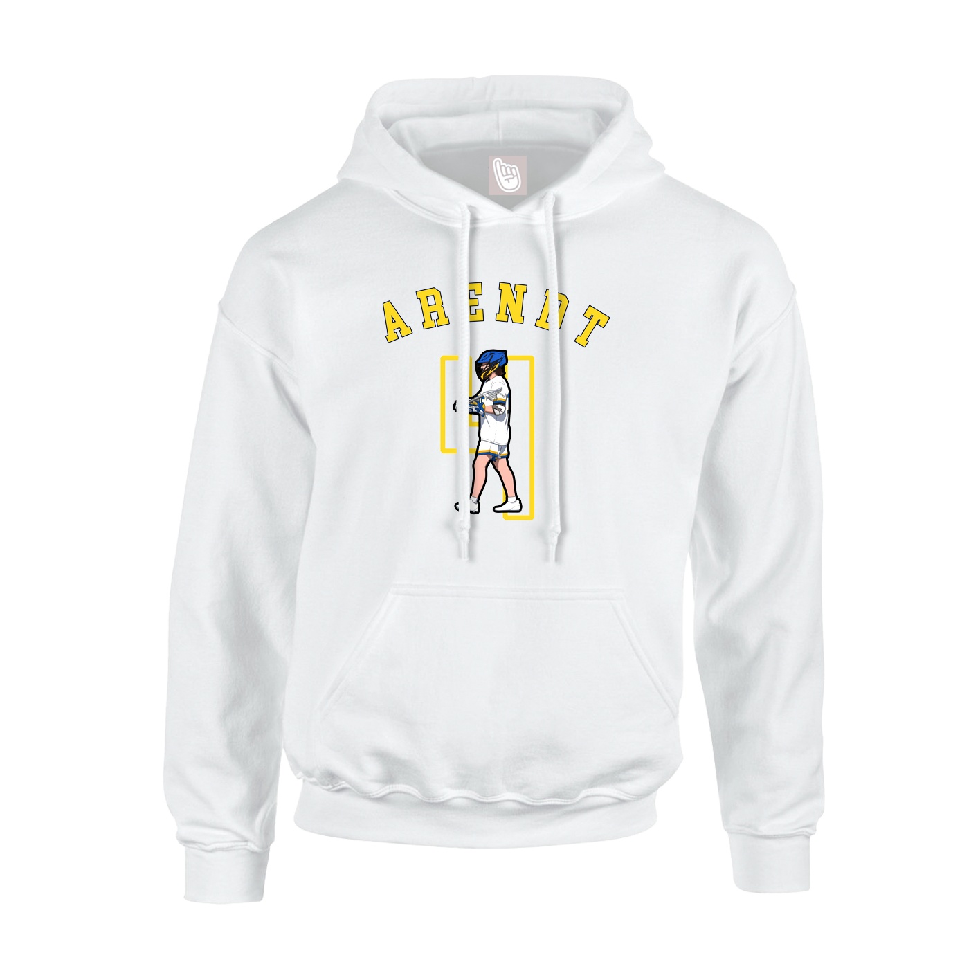 Hoodie — Shirsey Arch in White