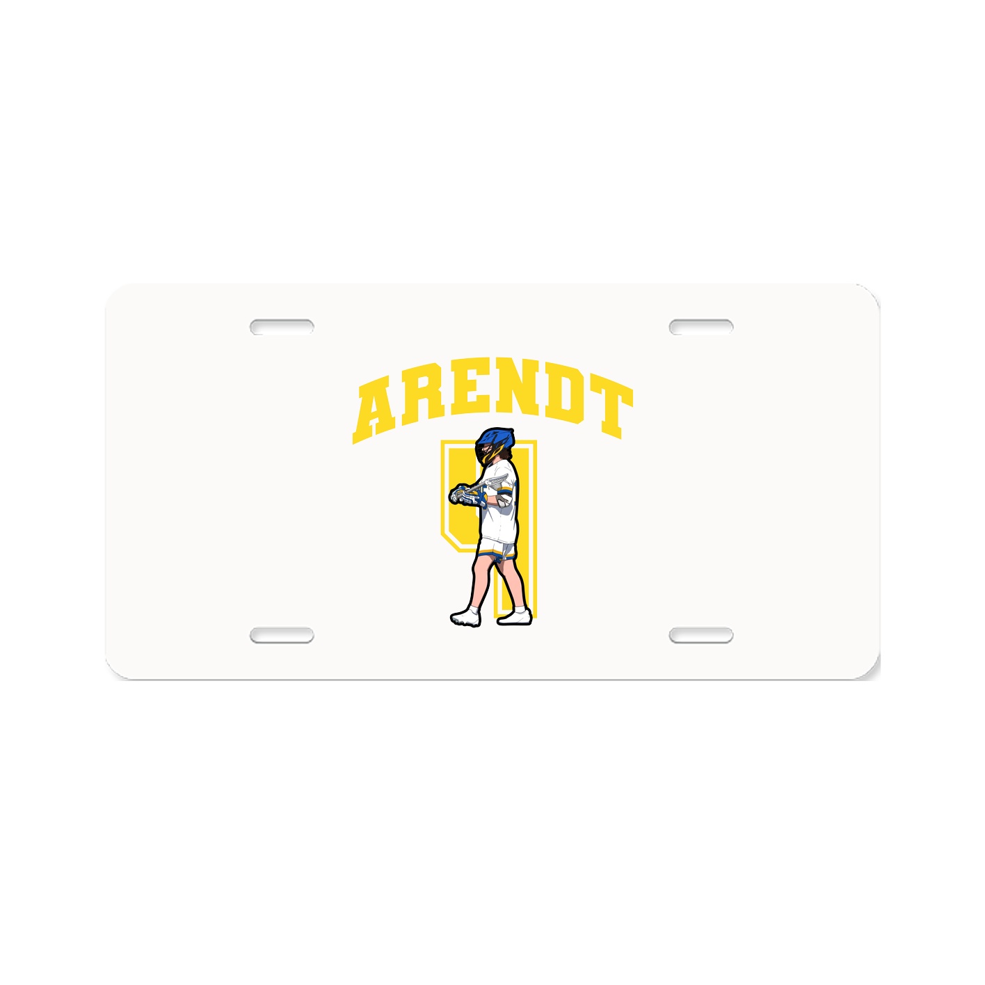 License Plate — Number in Classic