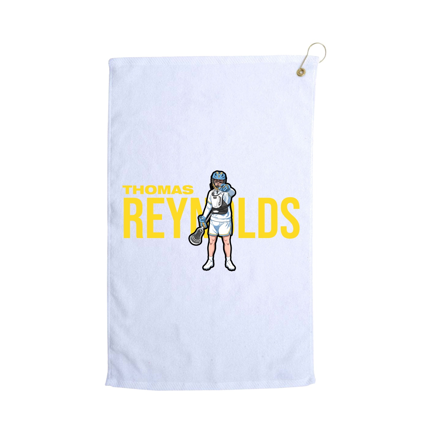 Golf Towel — Player Name in White