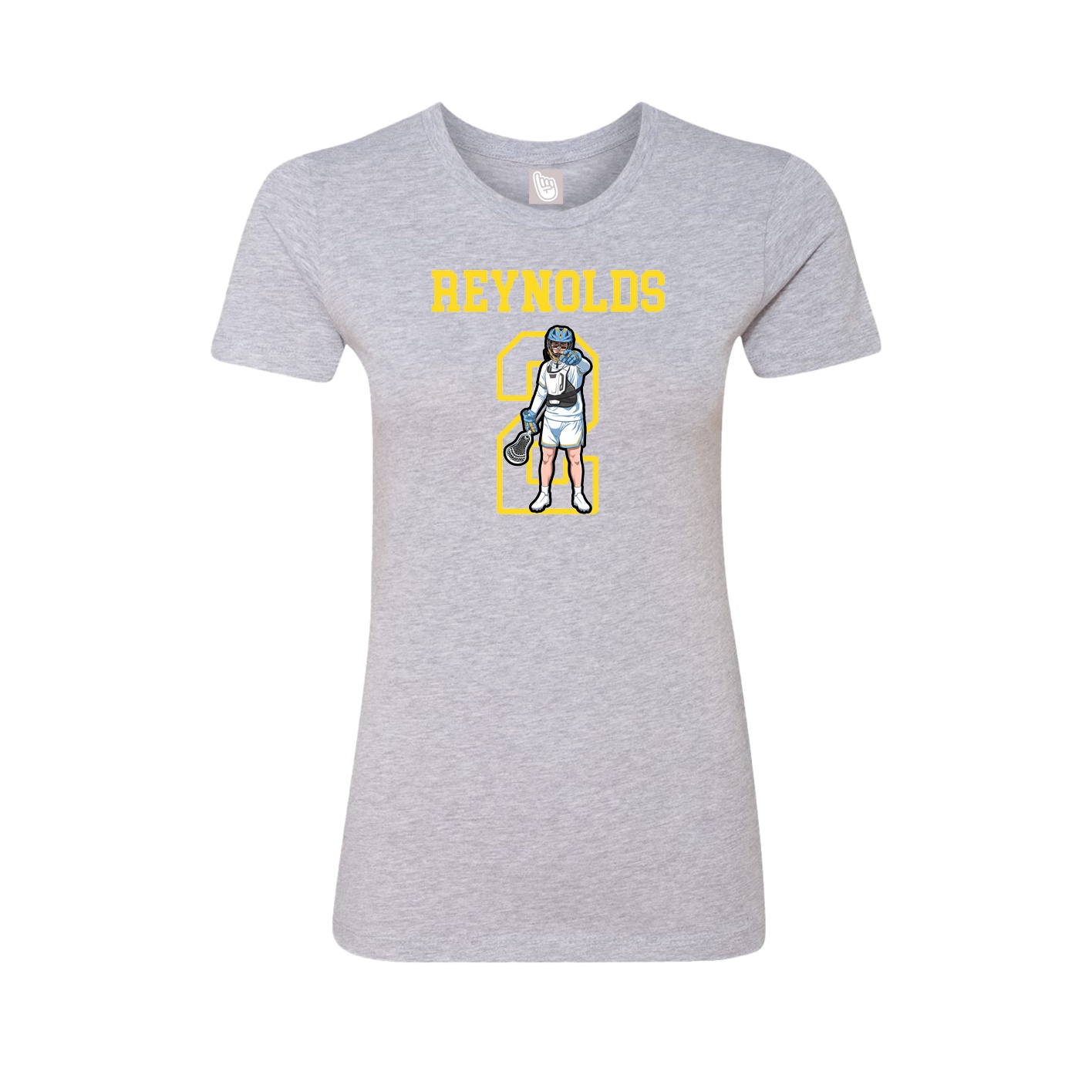 Fitted Women's Tee — Shirsey in Grey
