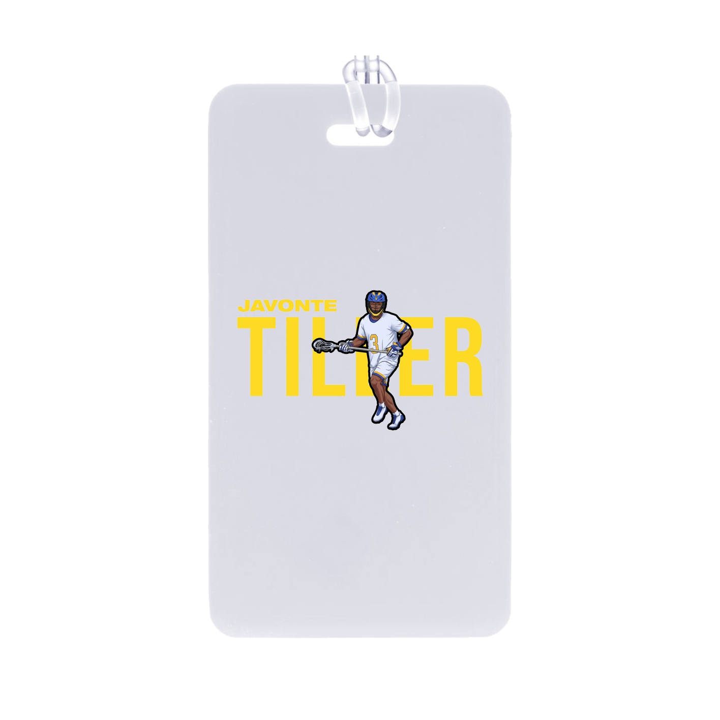 Bag Tag — Player Name in Classic