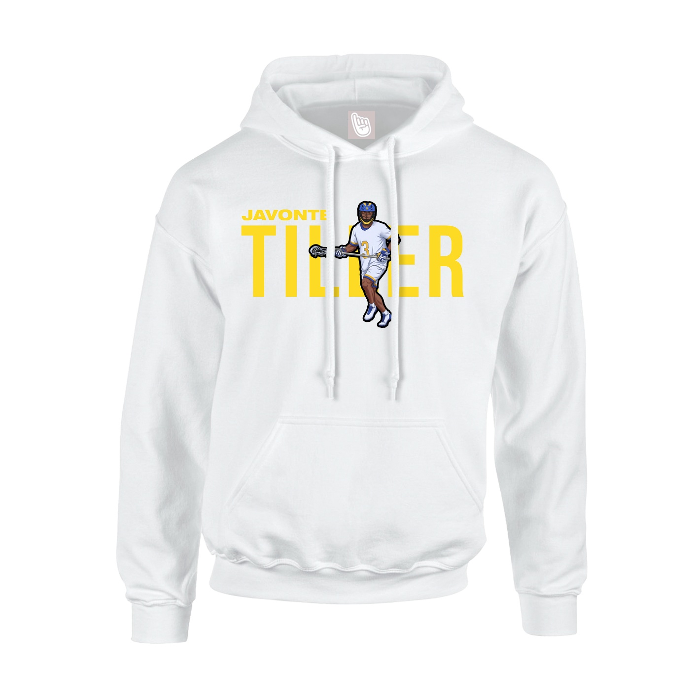 Hoodie — Player Name in White