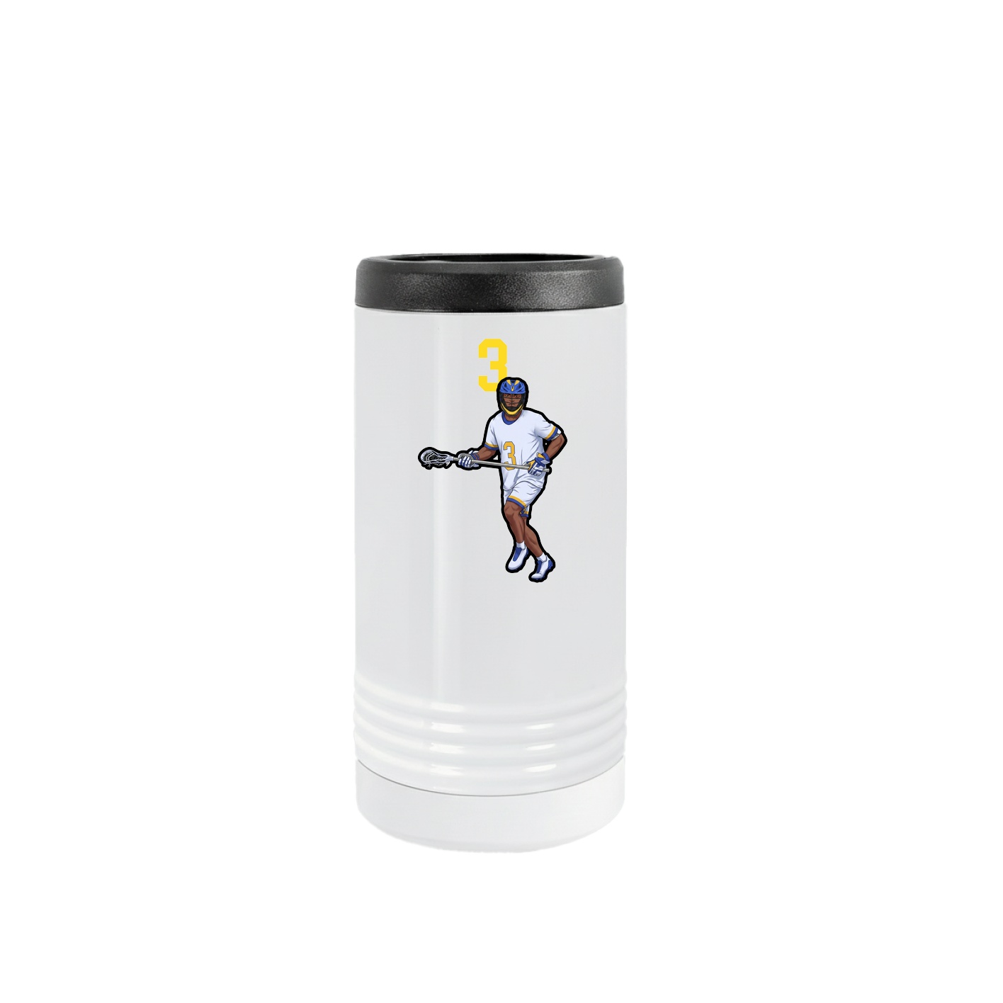 Slim Beverage Holder — Number Top in White