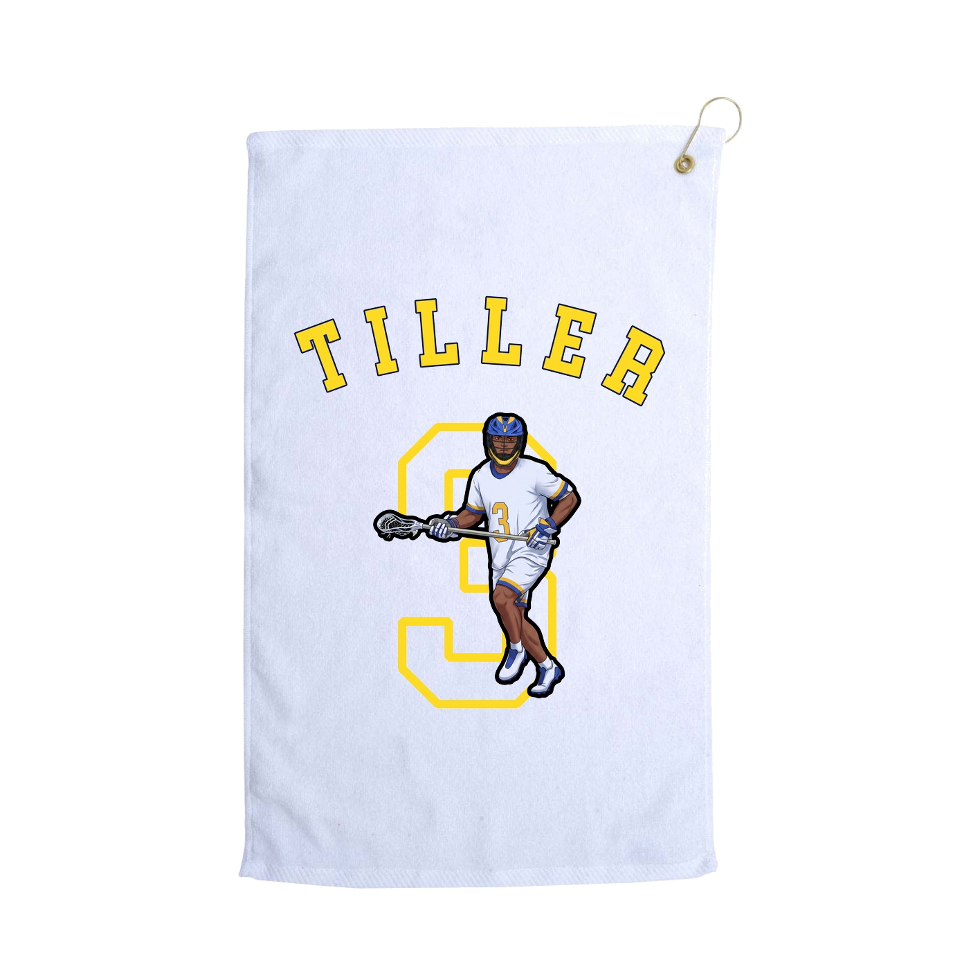 Golf Towel — Shirsey Arch in White