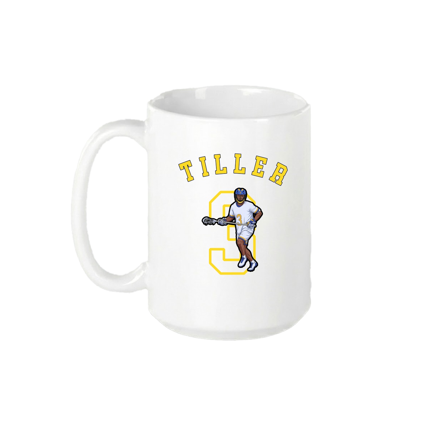 15oz Coffee Mug — Shirsey Arch in White