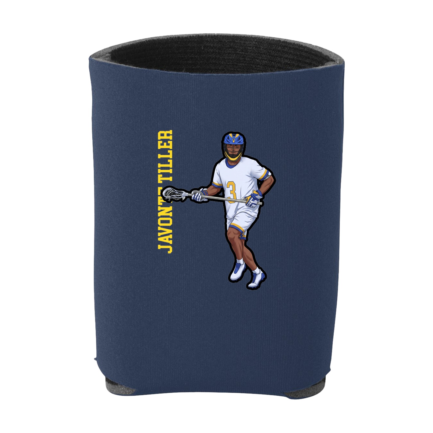 Can Holder — Name Vertical in Navy