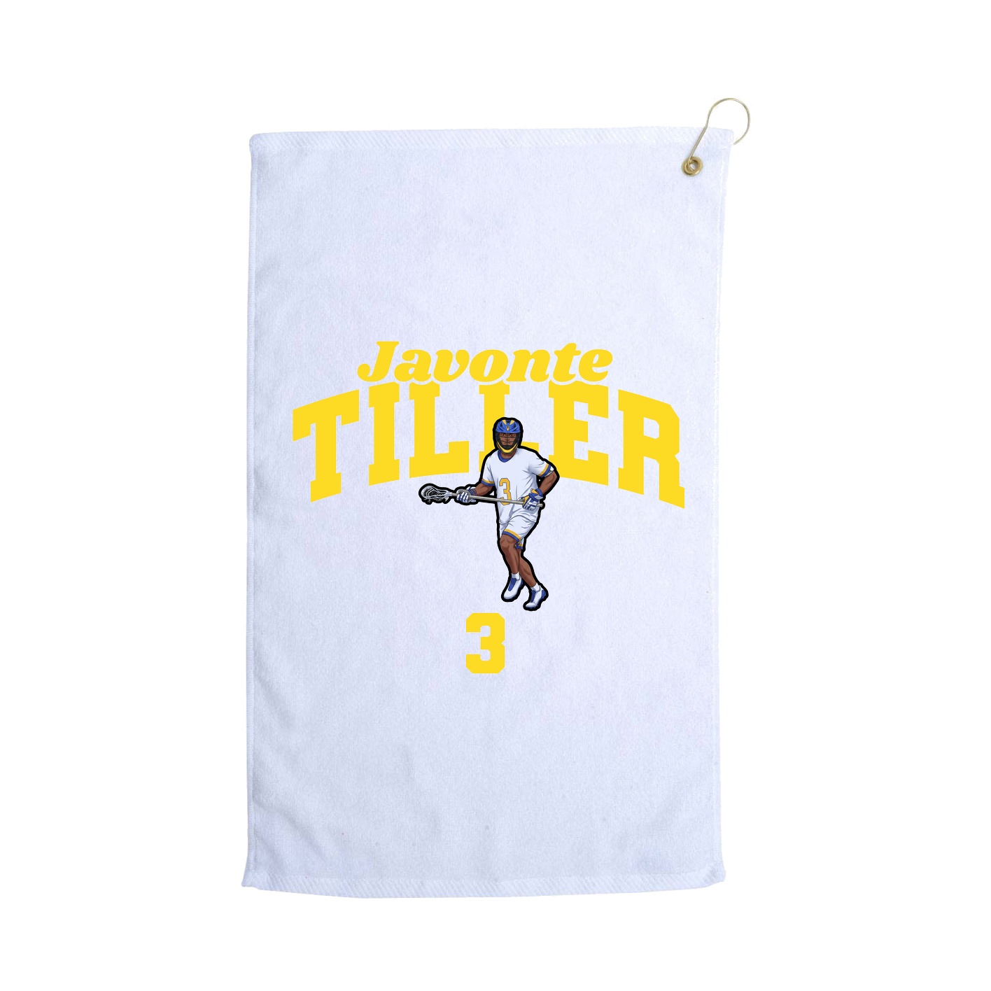 Golf Towel — Signature Arch in White