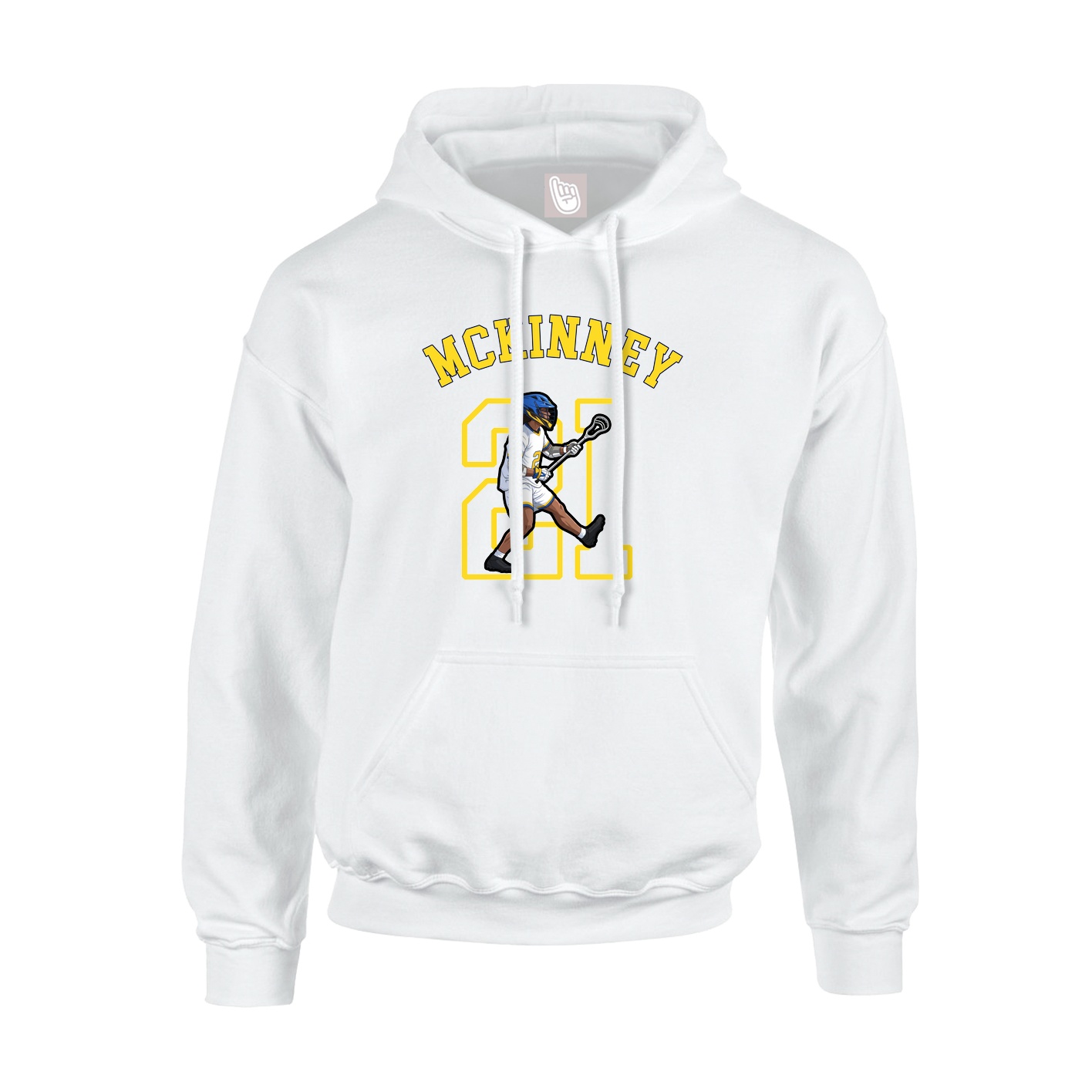 Youth Hoodie — Shirsey Arch in White