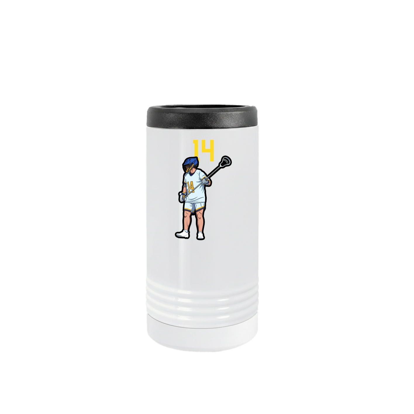 Slim Beverage Holder — Number Top in White