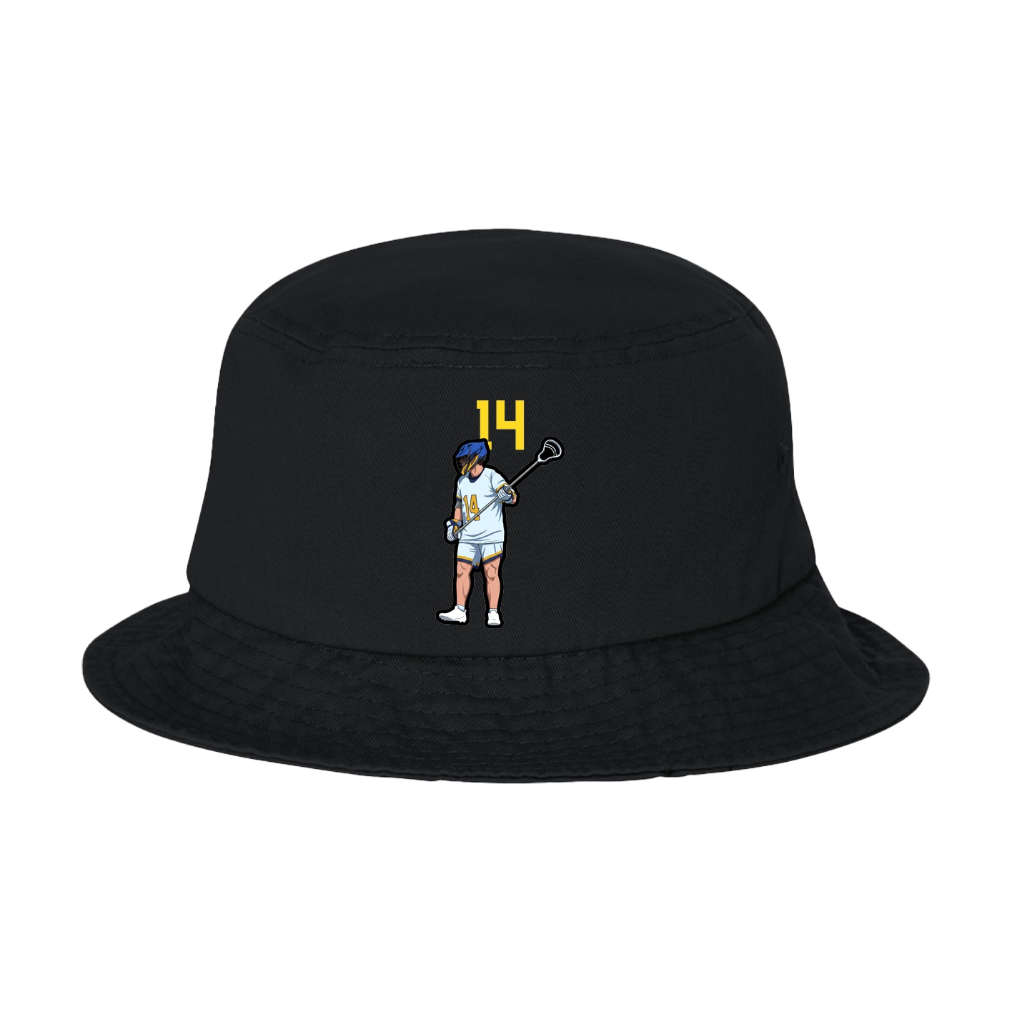 Bucket Cap — Number Top in Black