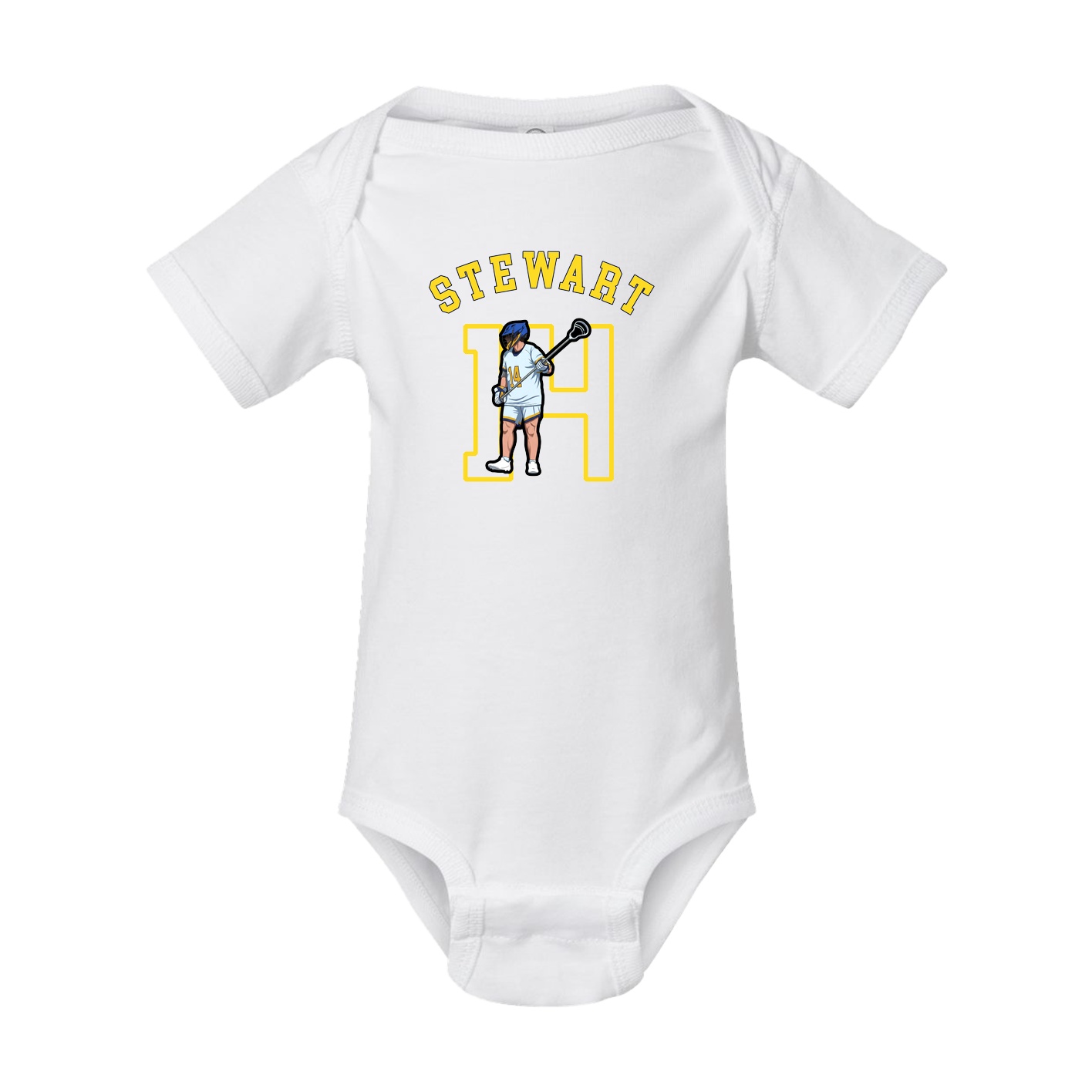 Baby Onesie — Shirsey Arch in White