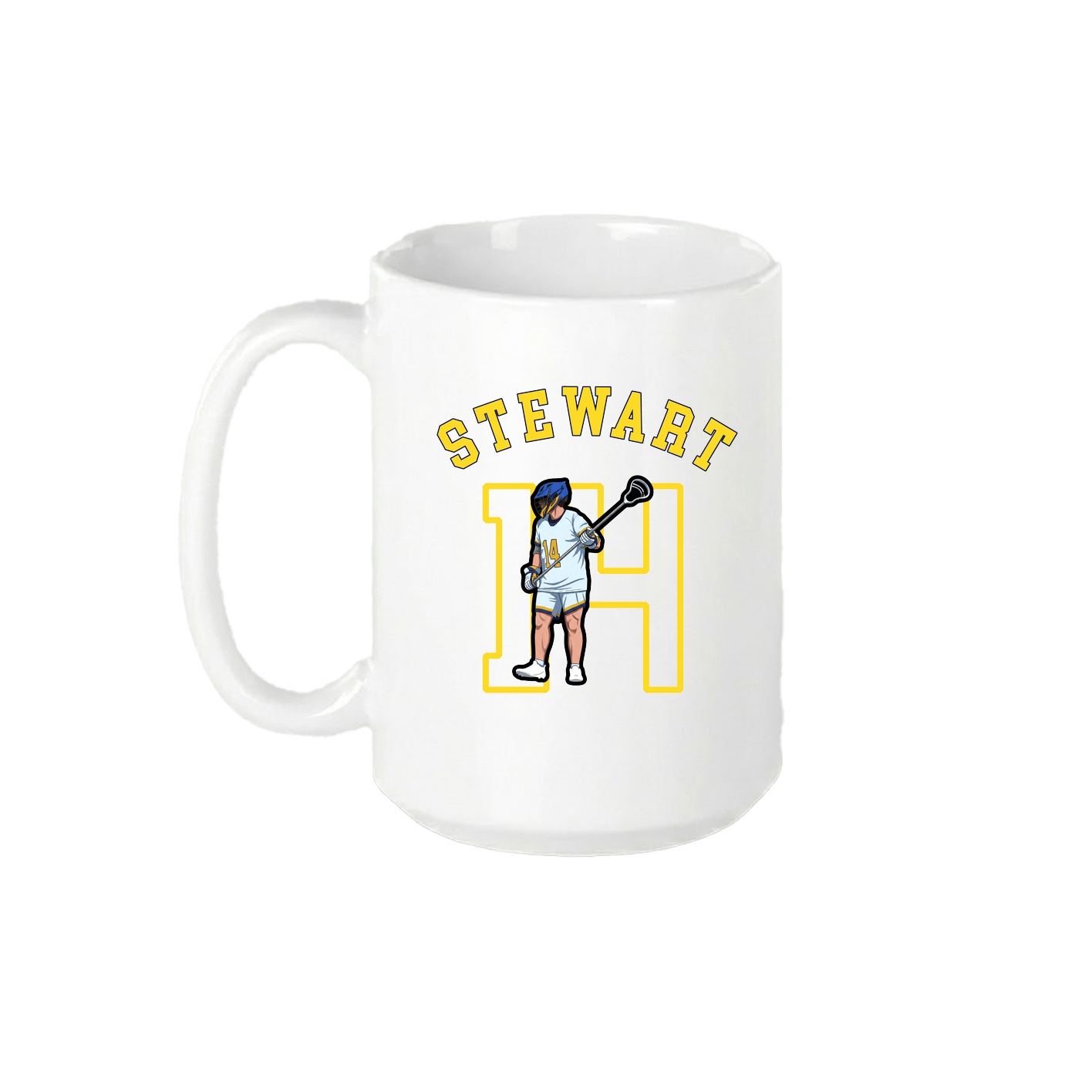 15oz Coffee Mug — Shirsey Arch in White
