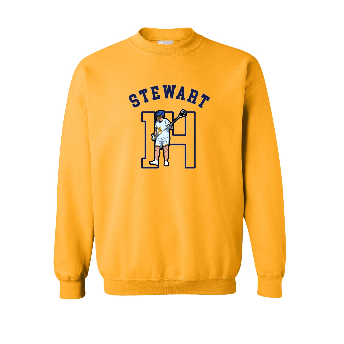 Fleece Crew — Shirsey Arch in Gold