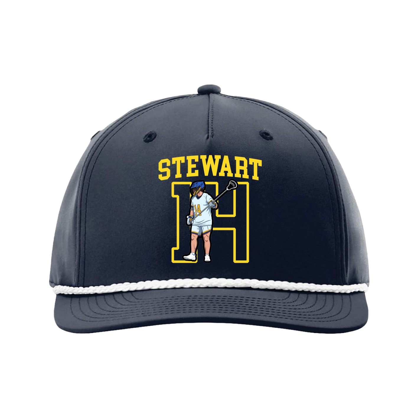 Five-Panel Classic Rope Cap — Shirsey in Navy