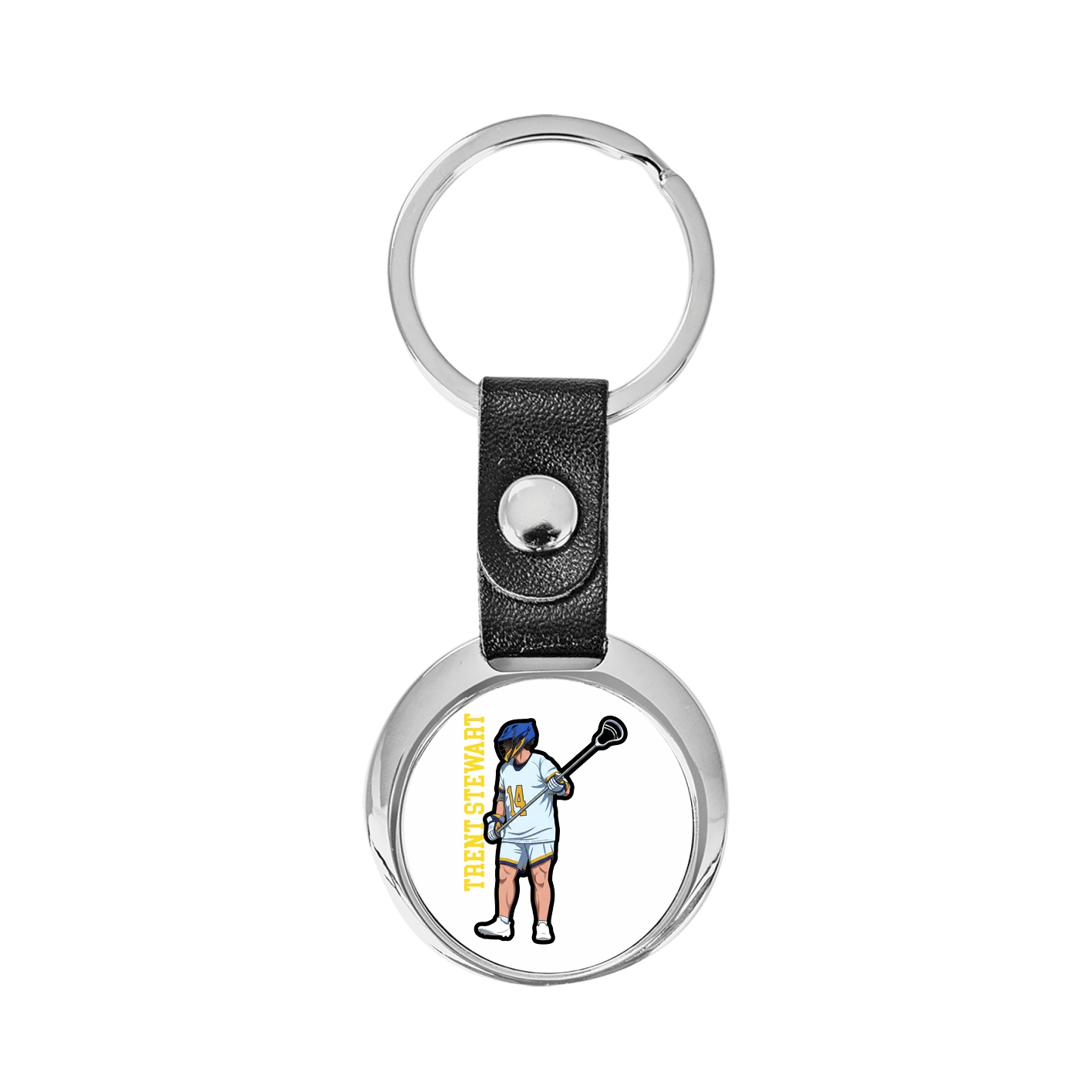 Key Chain — Name Vertical in Classic