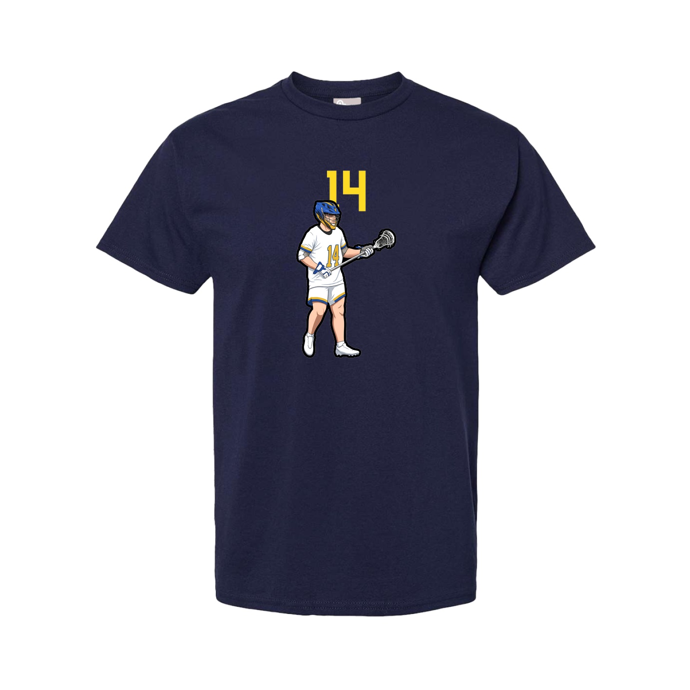 Youth Tee — Number Top in Navy