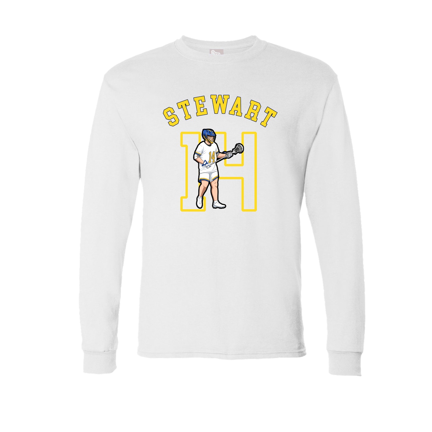 Long Sleeve Tee — Shirsey Arch in White