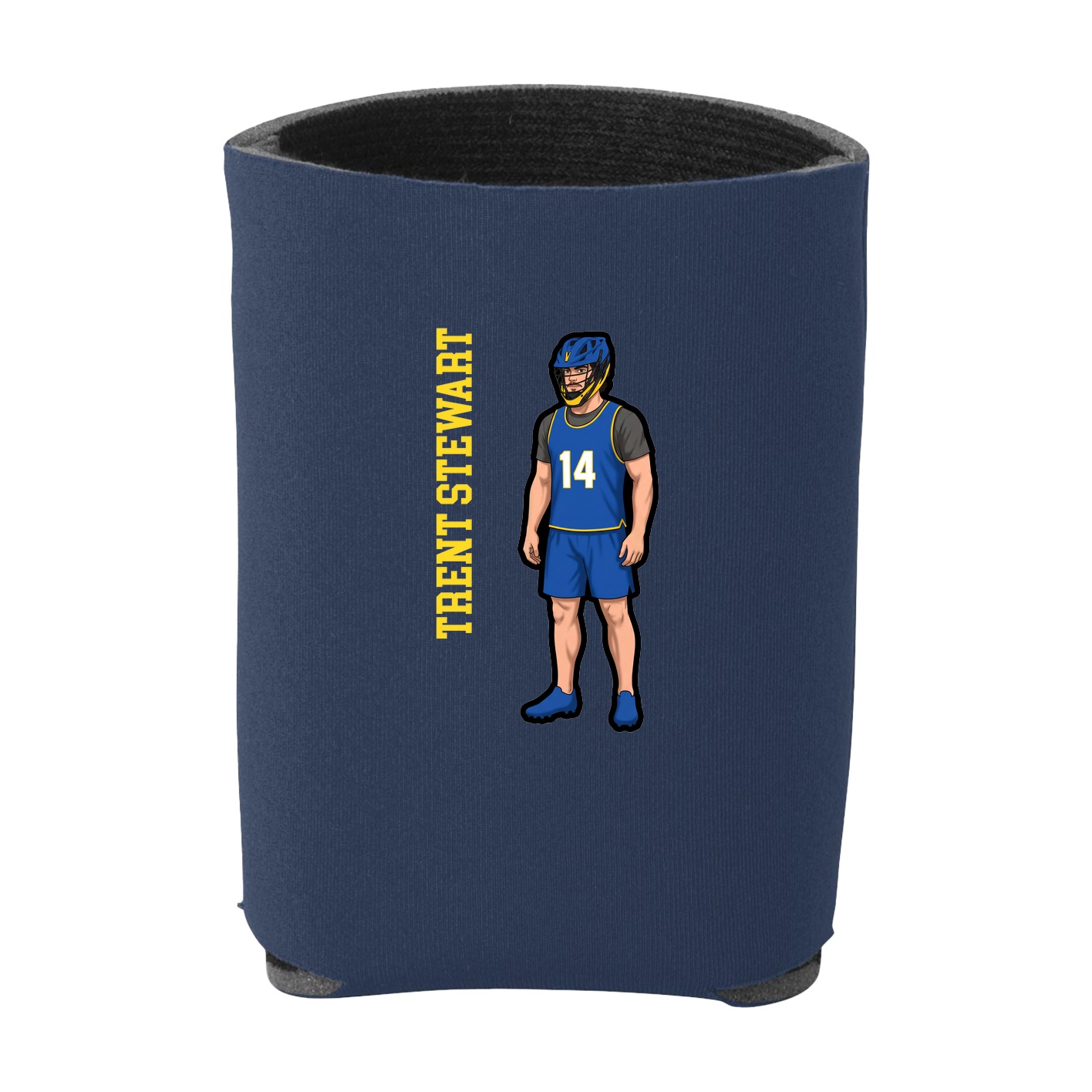 Can Holder — Name Vertical in Navy
