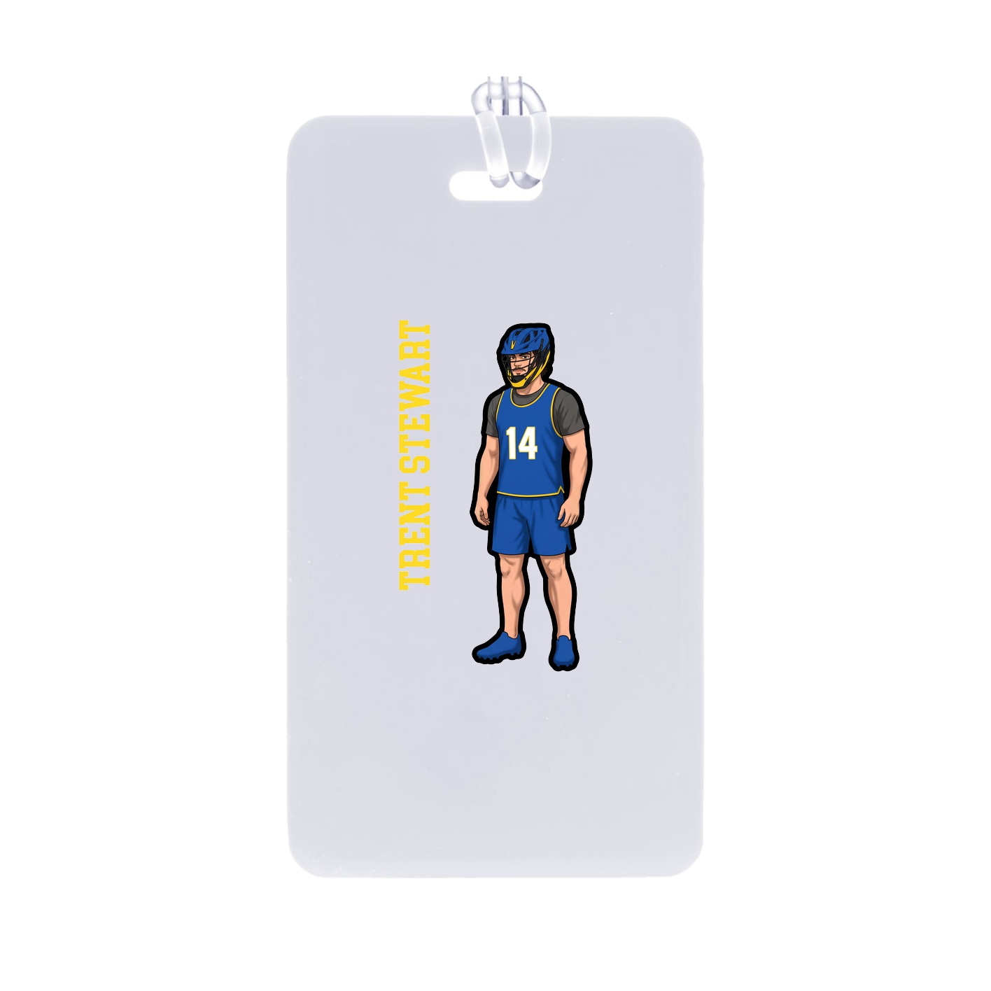 Bag Tag — Name Vertical in Classic