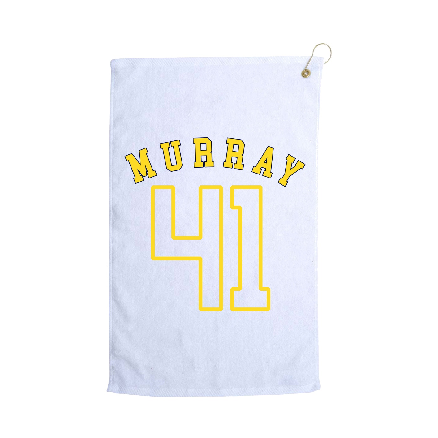 Golf Towel — Shirsey Arch in White