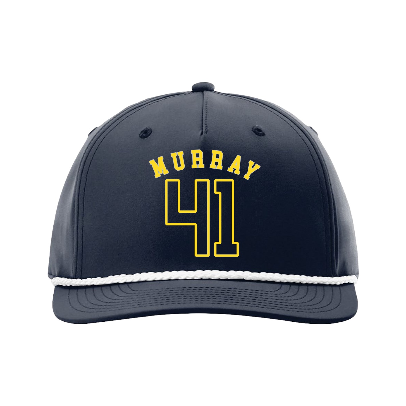 Five-Panel Classic Rope Cap — Shirsey Arch in Navy