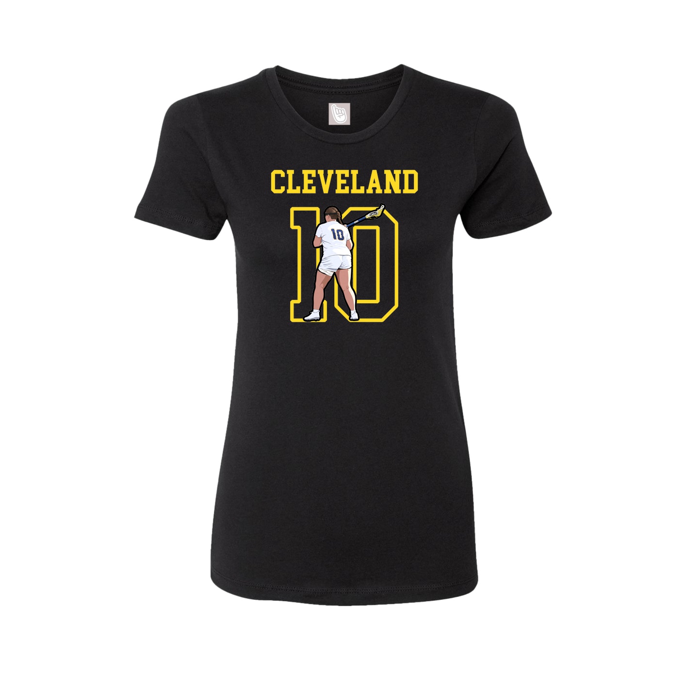 Fitted Women's Tee — Shirsey in Black