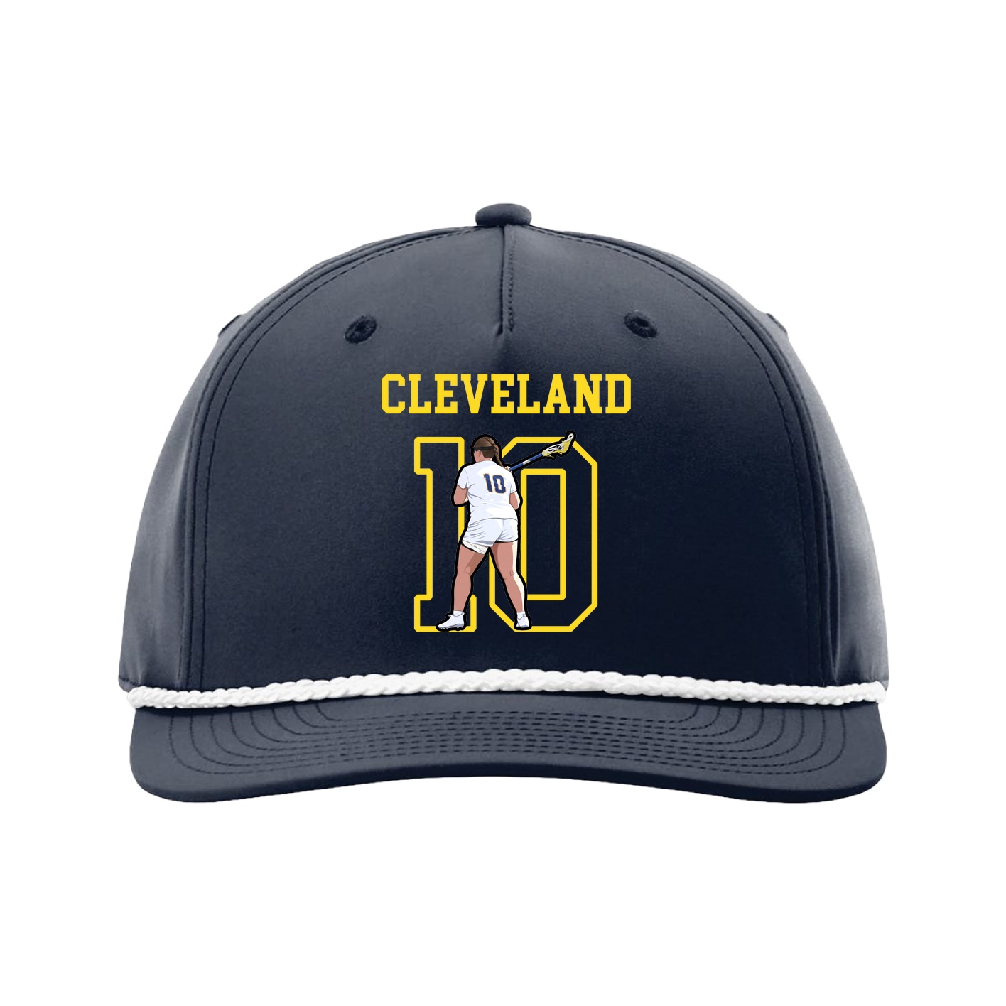 Five-Panel Classic Rope Cap — Shirsey in Navy