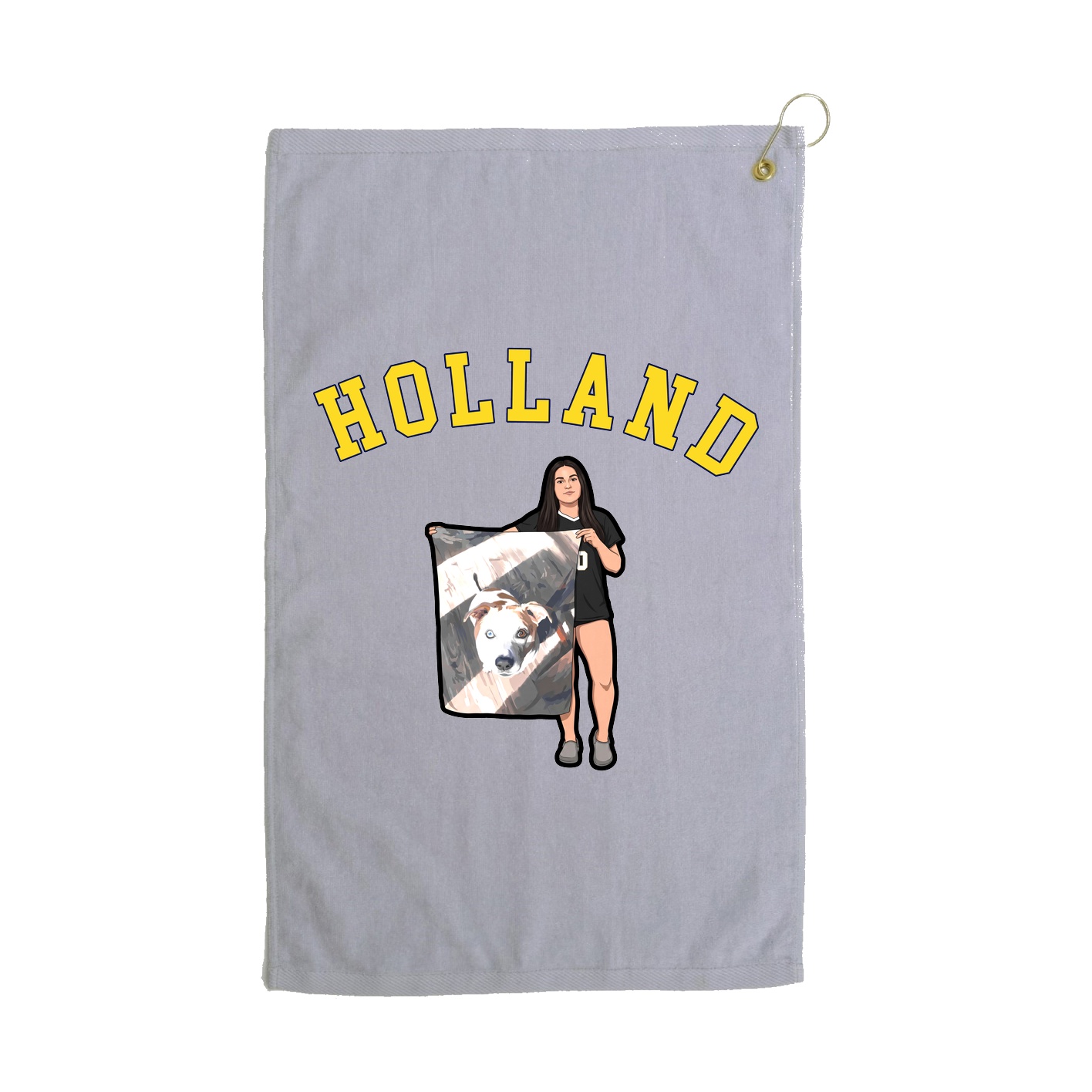 Golf Towel — Shirsey Arch in Grey