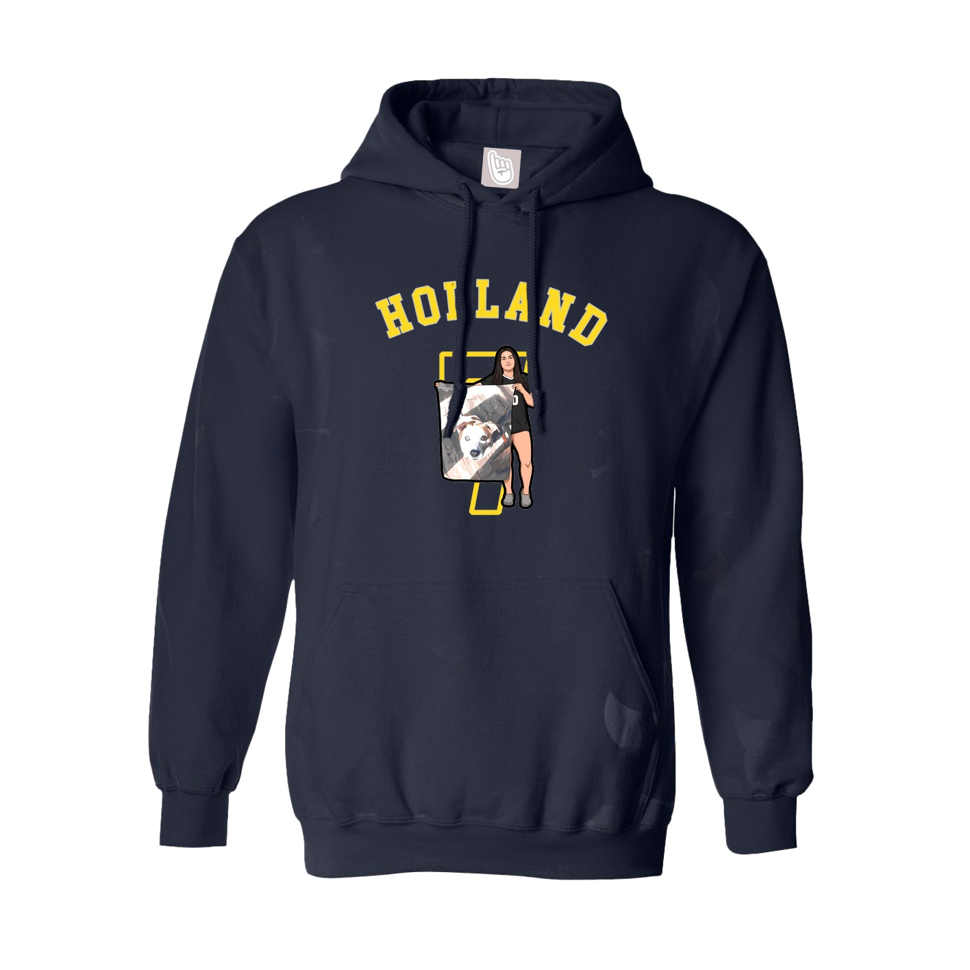 Youth Hoodie — Shirsey Arch in Navy
