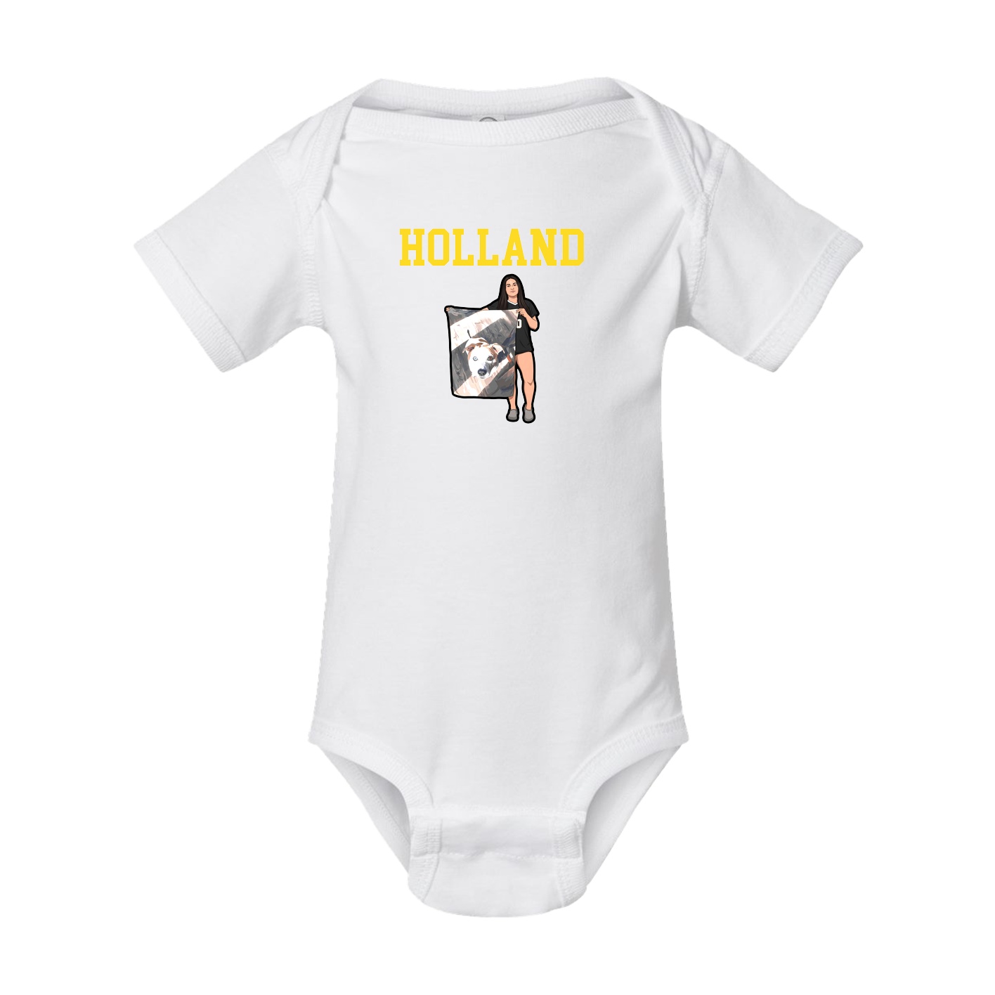 Baby Onesie — Shirsey in White