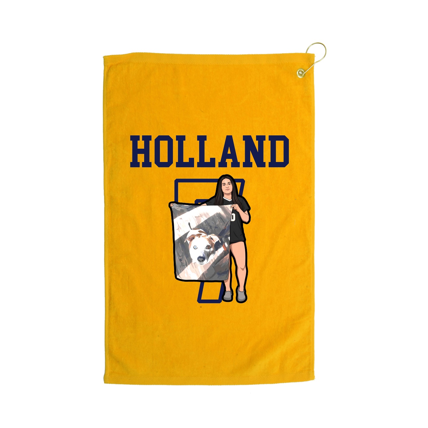 Golf Towel — Shirsey in Gold