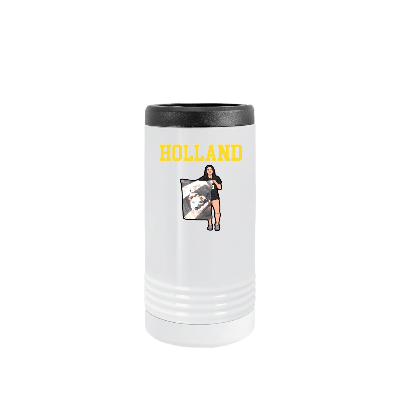Slim Beverage Holder — Shirsey in White