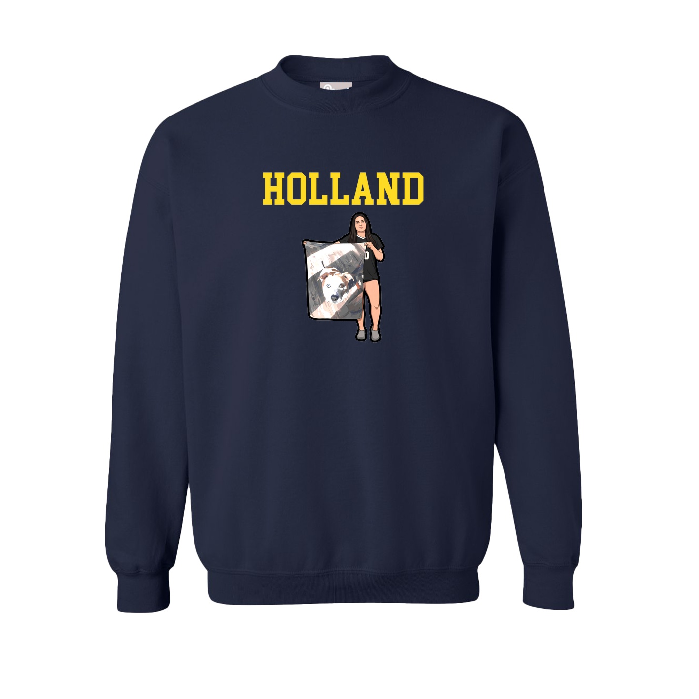 Fleece Crew — Shirsey in Navy