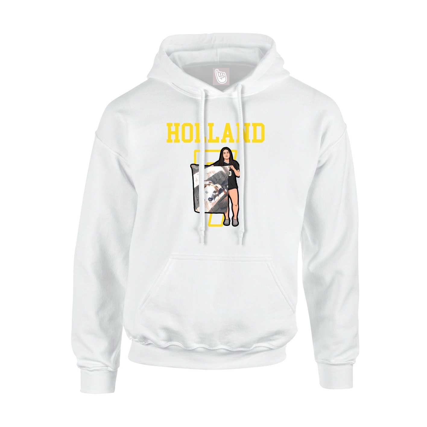 Youth Hoodie — Shirsey in White