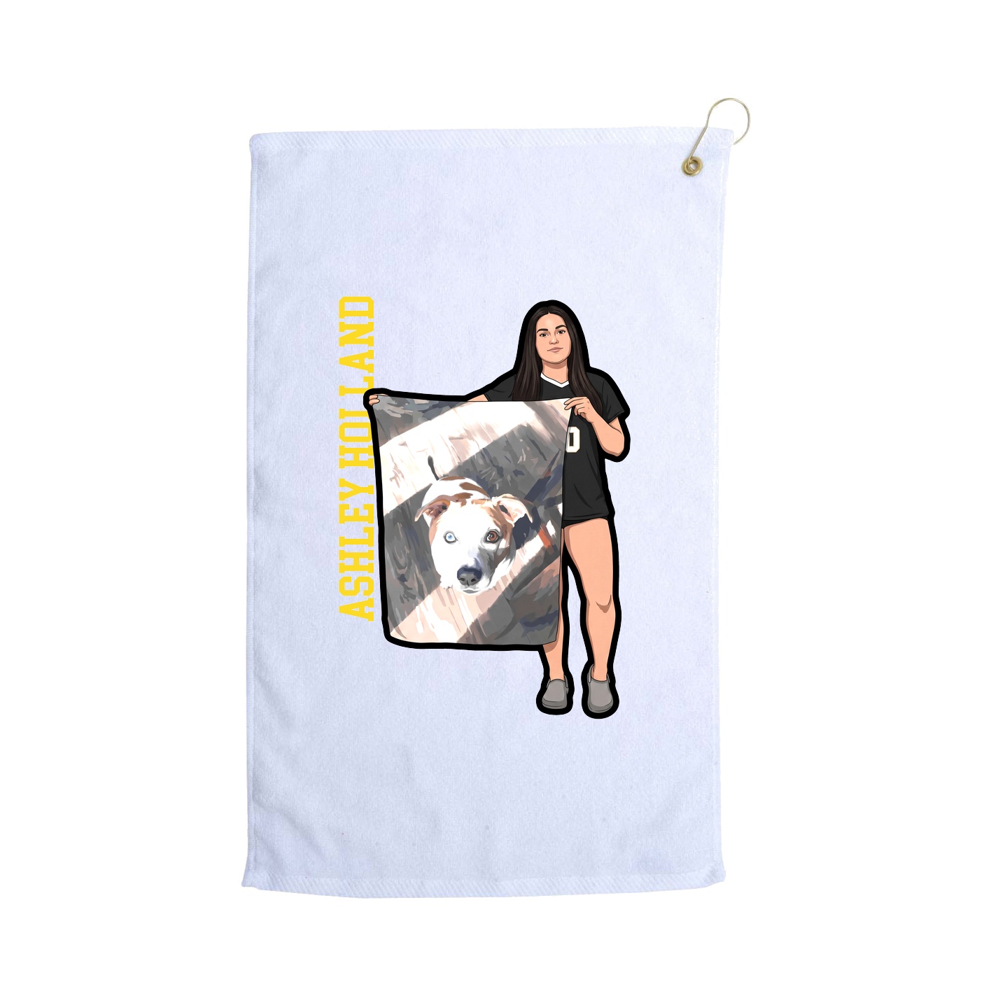 Terry Velour Golf Towel