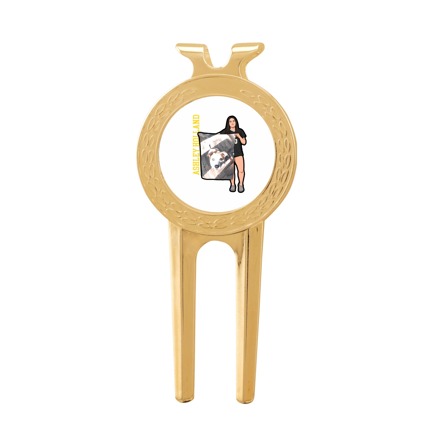 Divot Tool with Ball Marker — Name Vertical in Classic