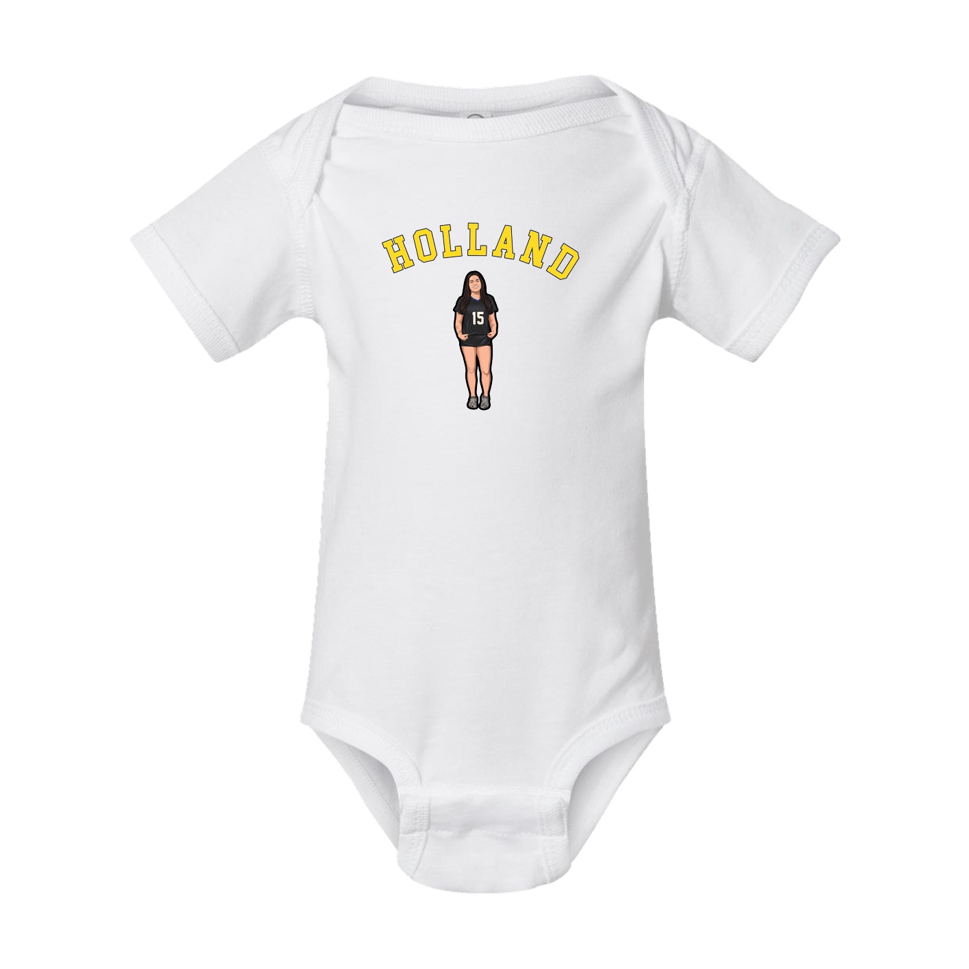 Baby Onesie — Shirsey Arch in White