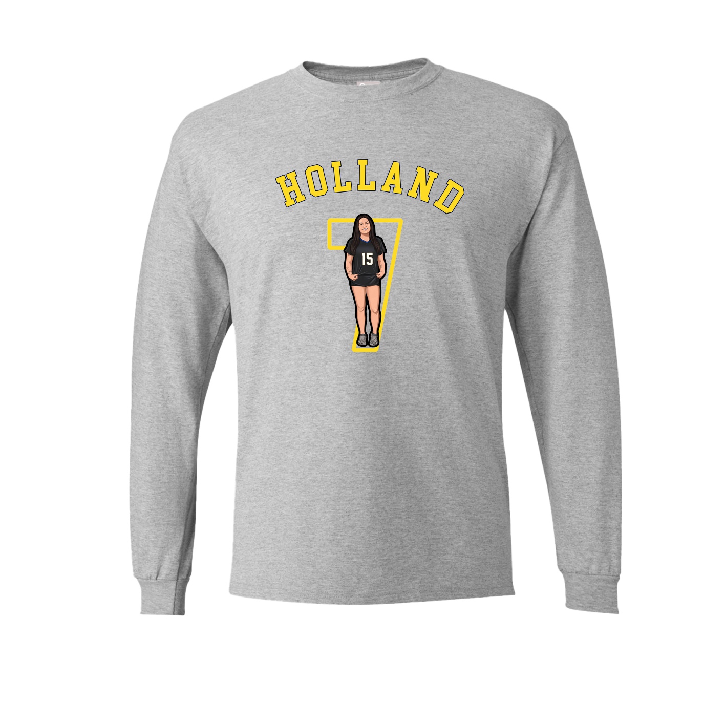 Long Sleeve Tee — Shirsey Arch in Grey