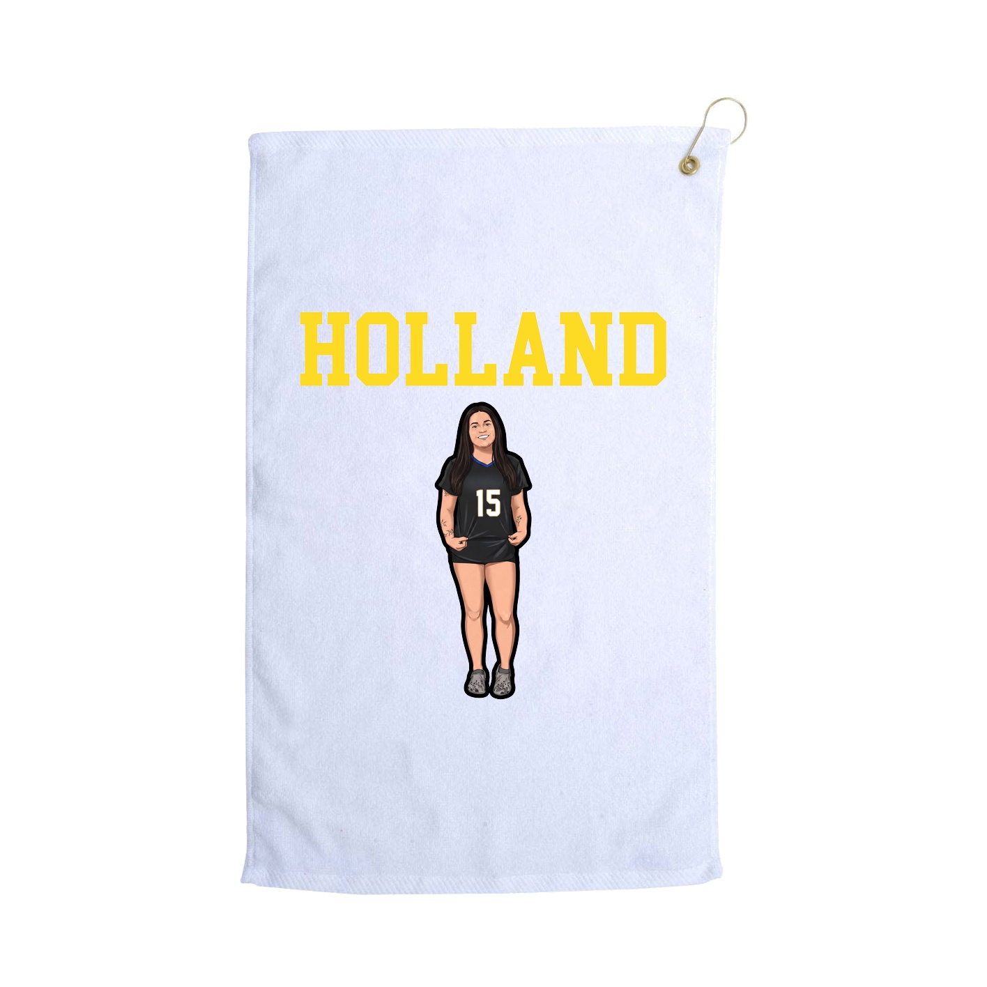Golf Towel — Shirsey in White