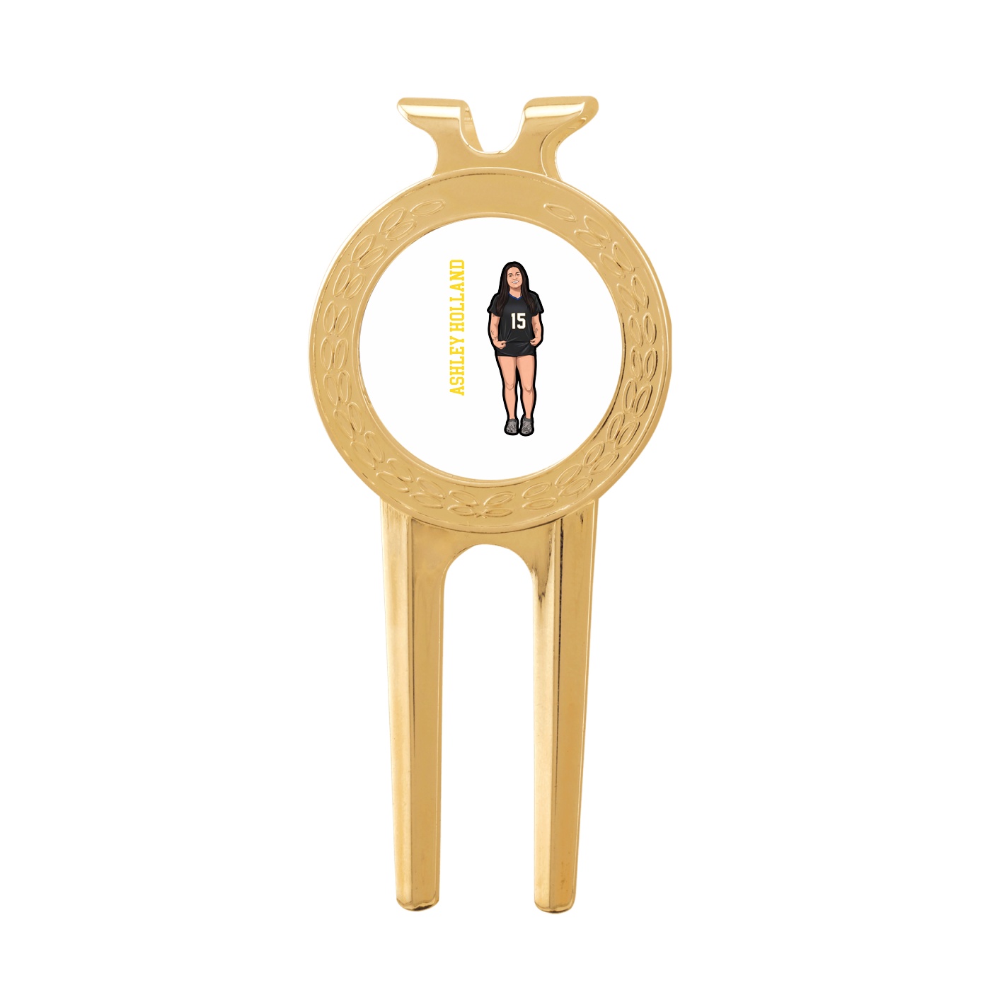 Divot Tool with Ball Marker — Name Vertical in Classic