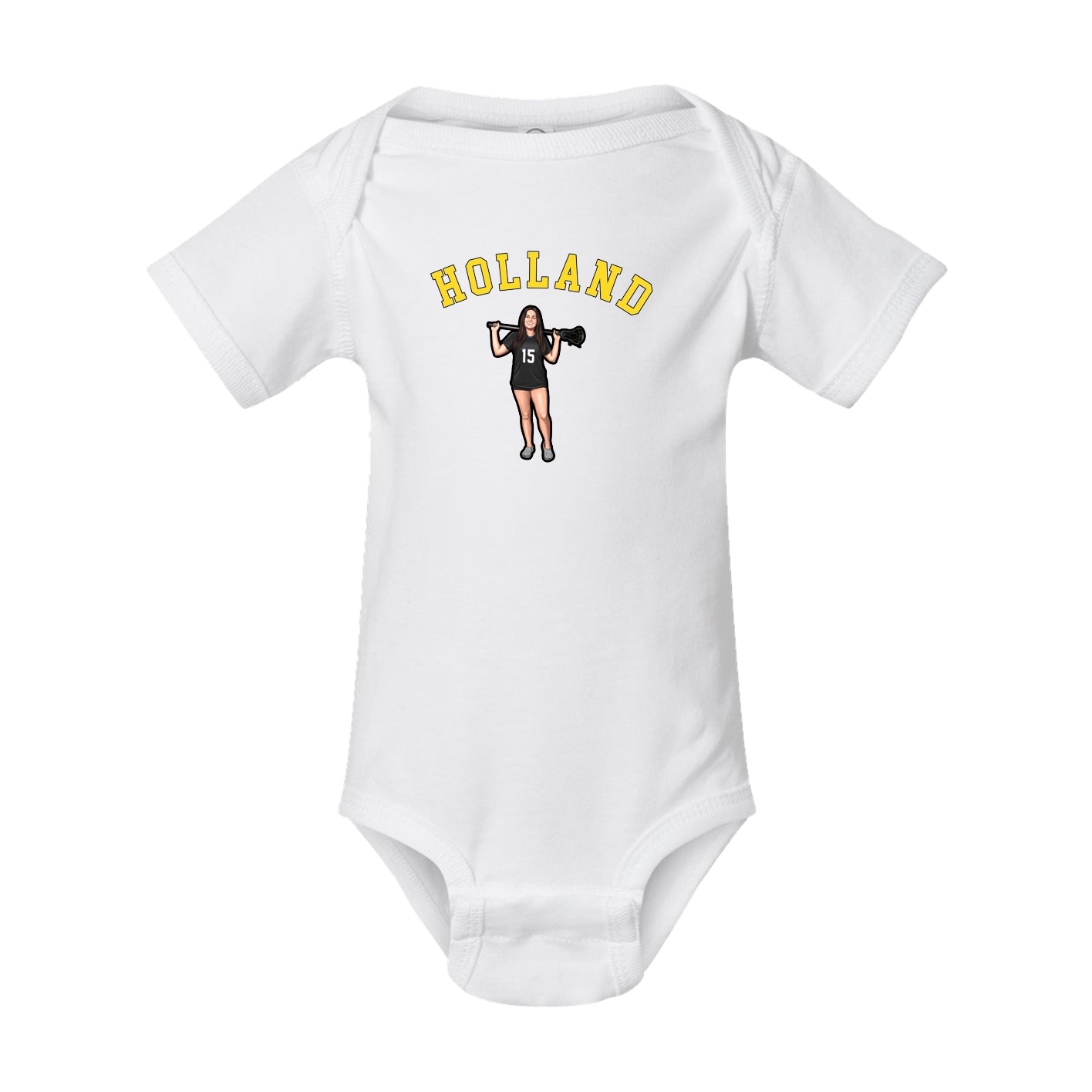 Baby Onesie — Shirsey Arch in White