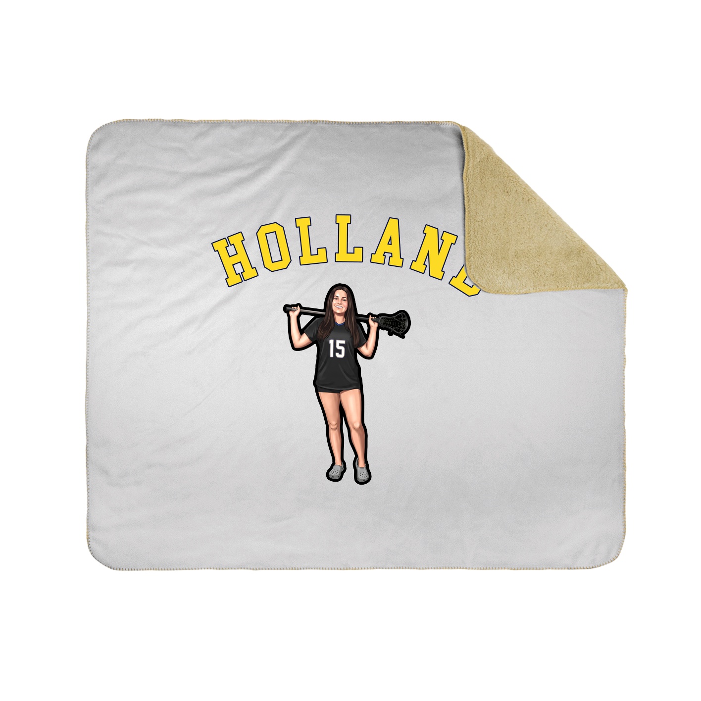 Throw Blanket — Shirsey Arch in White