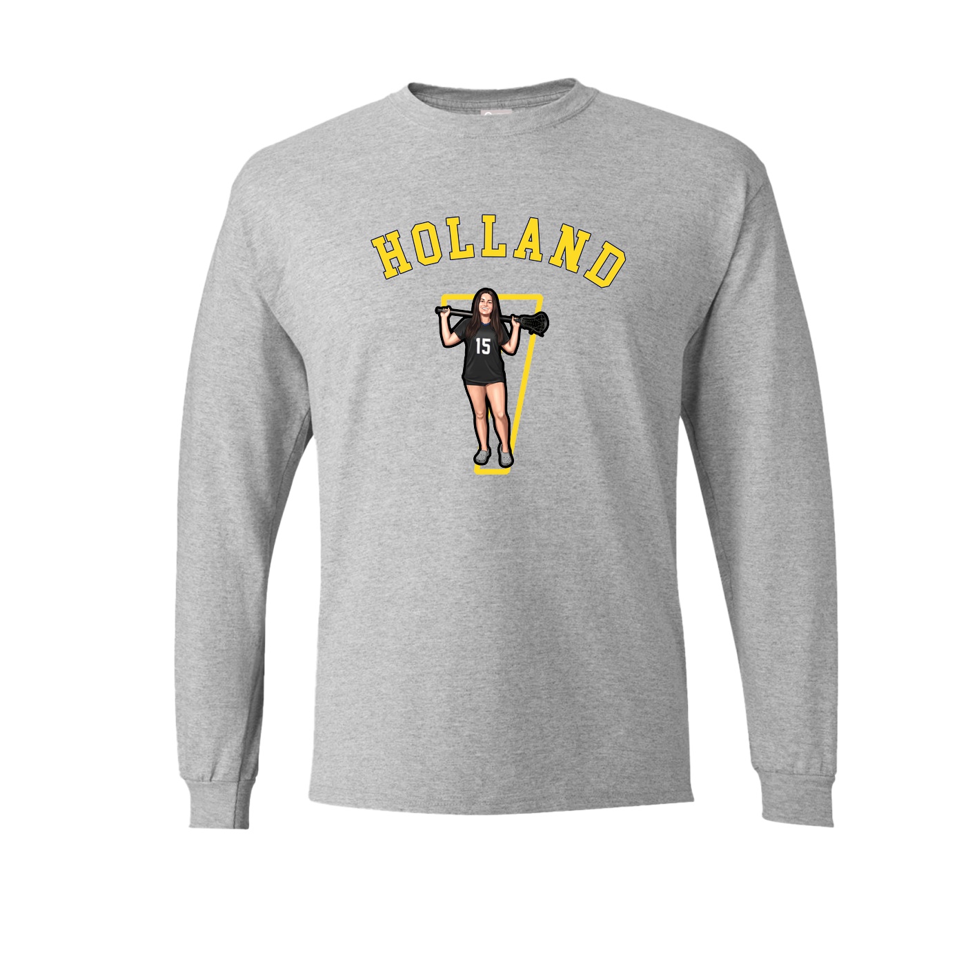 Long Sleeve Tee — Shirsey Arch in Grey