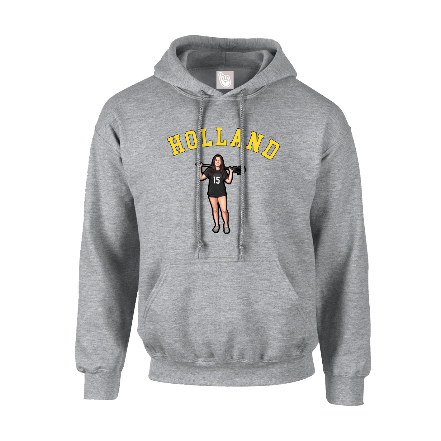 Youth Hoodie — Shirsey Arch in Grey