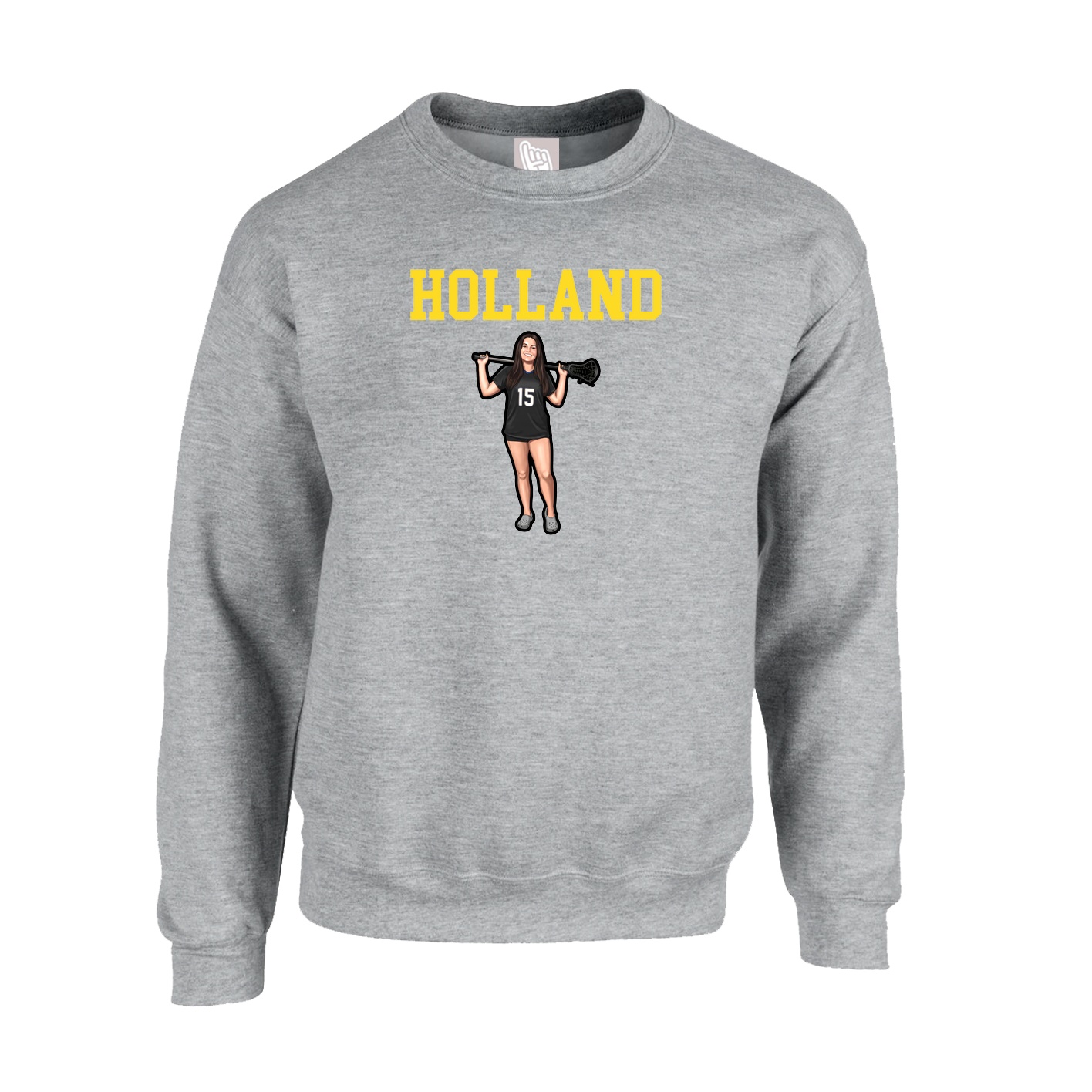 Fleece Crew — Shirsey in Grey
