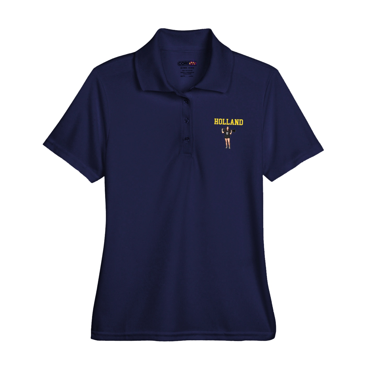 Womens Performance Polo — Shirsey in Navy