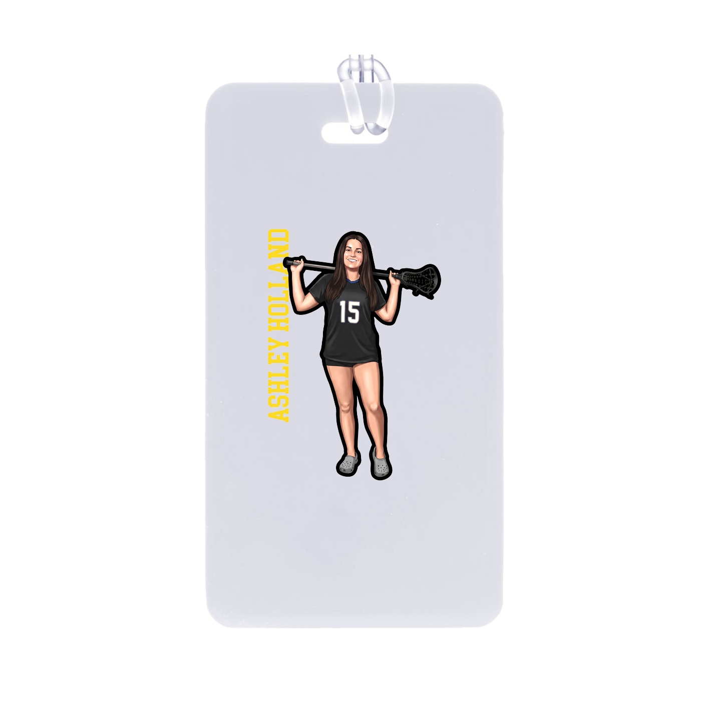 Bag Tag — Name Vertical in Classic
