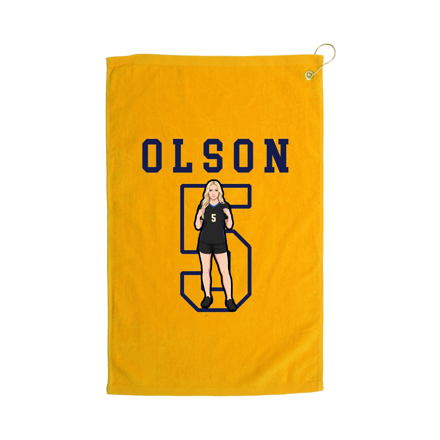 Golf Towel — Shirsey in Gold