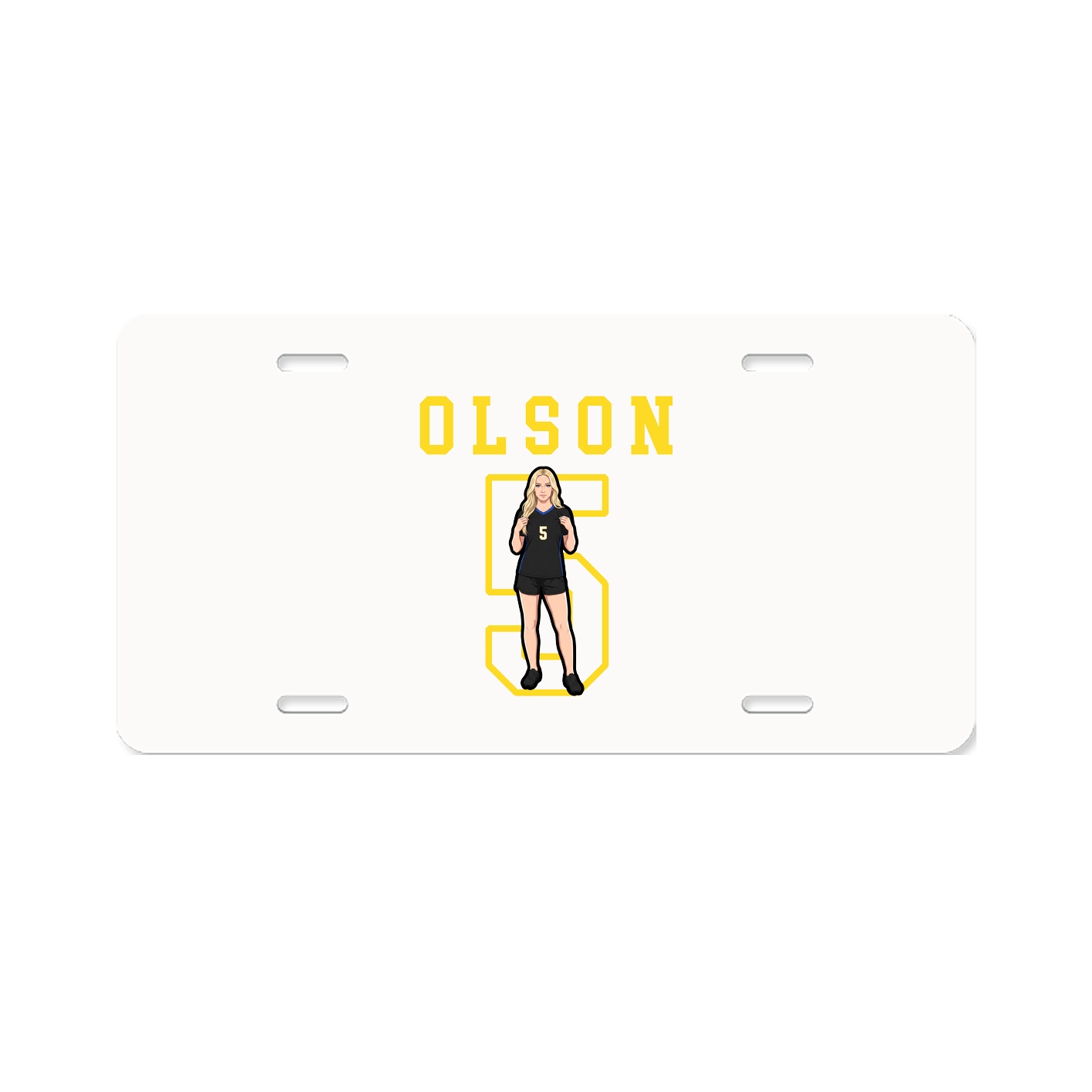 License Plate — Shirsey in Classic